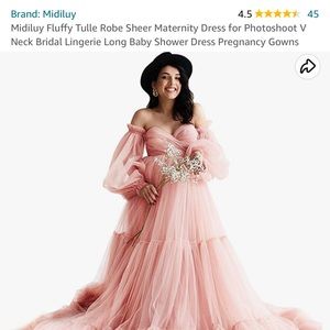 Tulle Maternity Dress